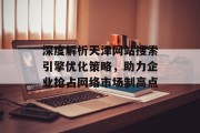 深度解析天津网站搜索引擎优化策略，助力企业抢占网络市场制高点