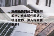京东插件网站之探索与解析，京东插件网站，插件世界，深入探索和解析！