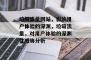 垃圾流量网站,影响用户体验的深渊,垃圾流量,对用户体验的深渊性威胁分析 垃圾流量网站,影响用户体验的深渊,垃圾流量,对用户体验的深渊性威胁分析