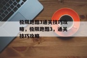 极限跑酷3通关技巧攻略,极限跑酷3,通关技巧攻略 极限跑酷3通关技巧攻略,极限跑酷3,通关技巧攻略