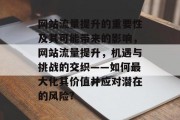 网站流量提升的重要性及其可能带来的影响,网站流量提升,机遇与挑战的交织——如何最大化其价值并应对潜在的风险?