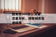 西安市900路公交客流量分析,洞察城市交通脉搏 西安市900路公交客流量分析,洞察城市交通脉搏