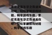 索尼克嘉年华之夜通关攻略，轻松掌握游戏秘籍，畅享游戏乐趣，索尼克嘉年华之夜通关攻略，轻松掌握游戏秘籍，畅享游戏乐趣