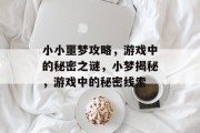 小小噩梦攻略，游戏中的秘密之谜，小梦揭秘，游戏中的秘密线索