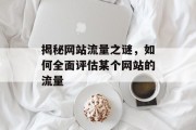 揭秘网站流量之谜，如何全面评估某个网站的流量