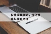 权重同类网站，优化策略与提升之道