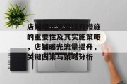 店铺曝光流量提升措施的重要性及其实施策略,店铺曝光流量提升,关键因素与策略分析 店铺曝光流量提升措施的重要性及其实施策略,店铺曝光流量提升,关键因素与策略分析