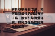 解析谷歌每日流量，如何找到最佳的网站分析工具，搜索引擎流量详解，如何选择最佳网站分析工具