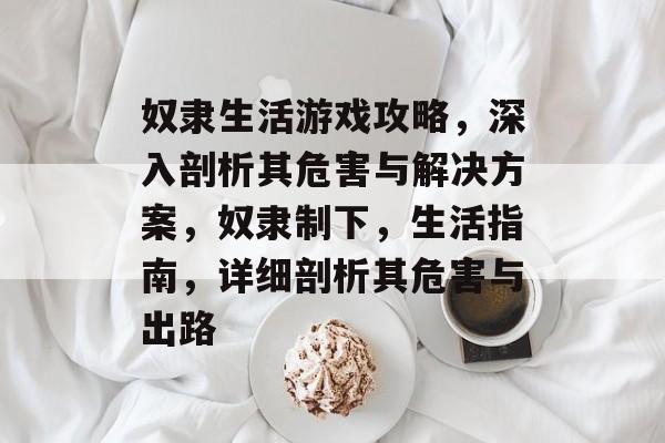 奴隶生活游戏攻略,深入剖析其危害与解决方案,奴隶制下,生活指南,详细剖析其危害与出路 奴隶生活游戏攻略,深入剖析其危害与解决方案,奴隶制下,生活指南,详细剖析其危害与出路