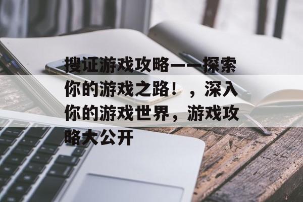 搜证游戏攻略——探索你的游戏之路！，深入你的游戏世界，游戏攻略大公开