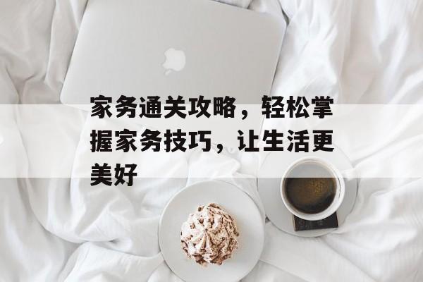 家务通关攻略,轻松掌握家务技巧,让生活更美好 家务通关攻略,轻松掌握家务技巧,让生活更美好