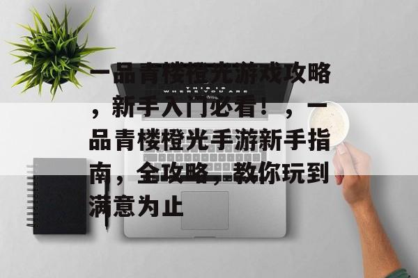 一品青楼橙光游戏攻略，新手入门必看！，一品青楼橙光手游新手指南，全攻略，教你玩到满意为止