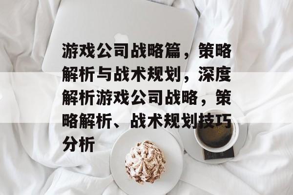 游戏公司战略篇，策略解析与战术规划，深度解析游戏公司战略，策略解析、战术规划技巧分析