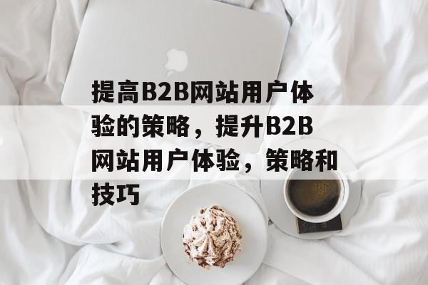 提高B2B网站用户体验的策略,提升B2B网站用户体验,策略和技巧 提高B2B网站用户体验的策略,提升B2B网站用户体验,策略和技巧