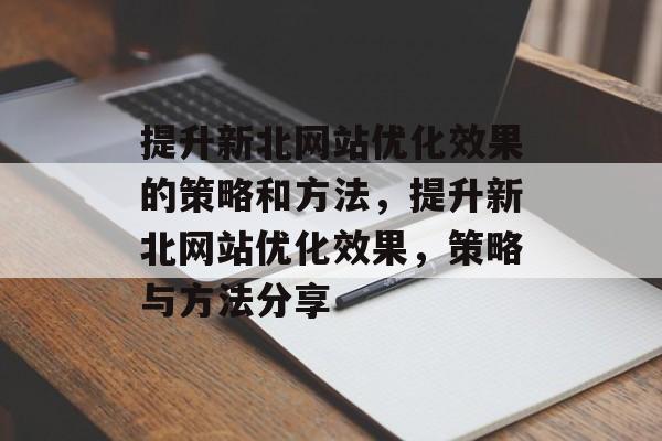提升新北网站优化效果的策略和方法，提升新北网站优化效果，策略与方法分享