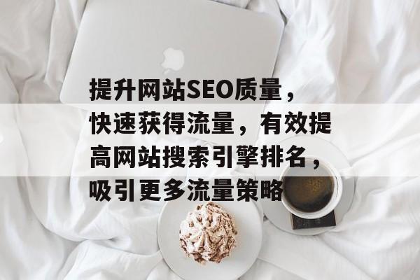 提升网站SEO质量,快速获得流量,有效提高网站搜索引擎排名,吸引更多流量策略 提升网站SEO质量,快速获得流量,有效提高网站搜索引擎排名,吸引更多流量策略