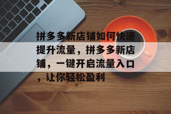 拼多多新店铺如何快速提升流量,拼多多新店铺,一键开启流量入口,让你轻松盈利 拼多多新店铺如何快速提升流量,拼多多新店铺,一键开启流量入口,让你轻松盈利