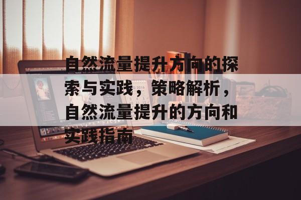 自然流量提升方向的探索与实践,策略解析,自然流量提升的方向和实践指南 自然流量提升方向的探索与实践,策略解析,自然流量提升的方向和实践指南