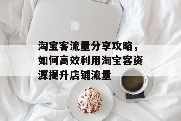 淘宝客流量分享攻略,如何高效利用淘宝客资源提升店铺流量 淘宝客流量分享攻略,如何高效利用淘宝客资源提升店铺流量