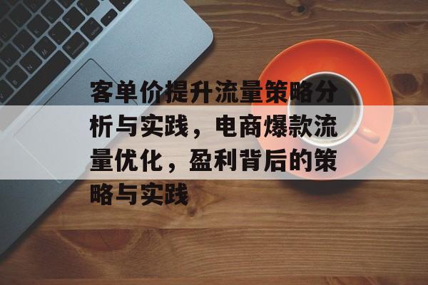 客单价提升流量策略分析与实践,电商爆款流量优化,盈利背后的策略与实践 客单价提升流量策略分析与实践,电商爆款流量优化,盈利背后的策略与实践