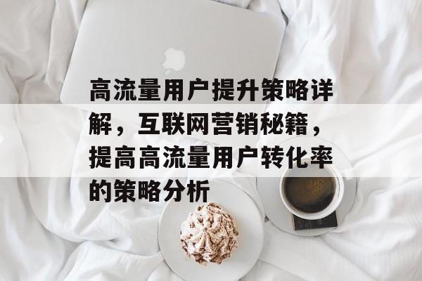 高流量用户提升策略详解,互联网营销秘籍,提高高流量用户转化率的策略分析 高流量用户提升策略详解,互联网营销秘籍,提高高流量用户转化率的策略分析