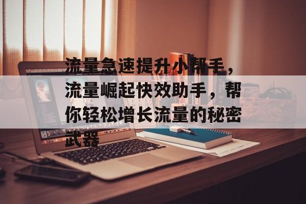 流量急速提升小帮手,流量崛起快效助手,帮你轻松增长流量的秘密武器 流量急速提升小帮手,流量崛起快效助手,帮你轻松增长流量的秘密武器