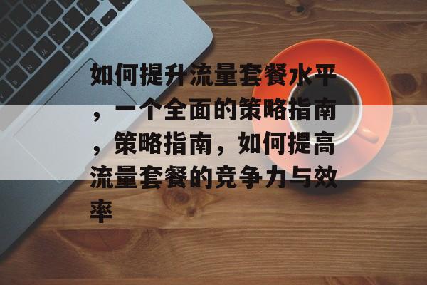 如何提升流量套餐水平,一个全面的策略指南,策略指南,如何提高流量套餐的竞争力与效率 如何提升流量套餐水平,一个全面的策略指南,策略指南,如何提高流量套餐的竞争力与效率