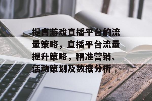 提高游戏直播平台的流量策略，直播平台流量提升策略，精准营销、活动策划及数据分析