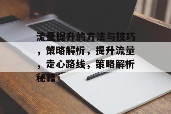 流量提升的方法与技巧,策略解析,提升流量,走心路线,策略解析秘籍 流量提升的方法与技巧,策略解析,提升流量,走心路线,策略解析秘籍