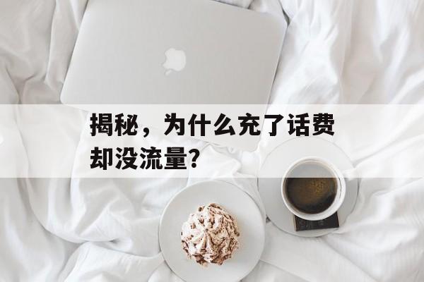 揭秘,为什么充了话费却没流量? 揭秘,为什么充了话费却没流量?