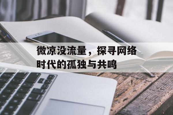 微凉没流量,探寻网络时代的孤独与共鸣 微凉没流量,探寻网络时代的孤独与共鸣